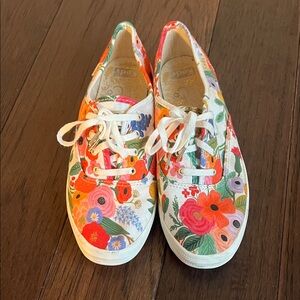 Keds Women's Floral Canvas Sneakers - Multicolor